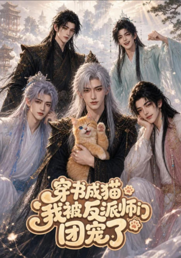穿书成猫，我被反派师门团宠了(全集)